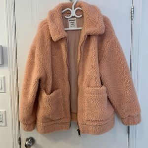 Pink Sherpa jacket